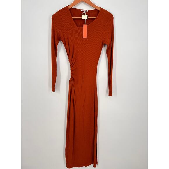 SUNDRY NWT Long Sleeve Cutout Dress // XS - Picture 2 of 10